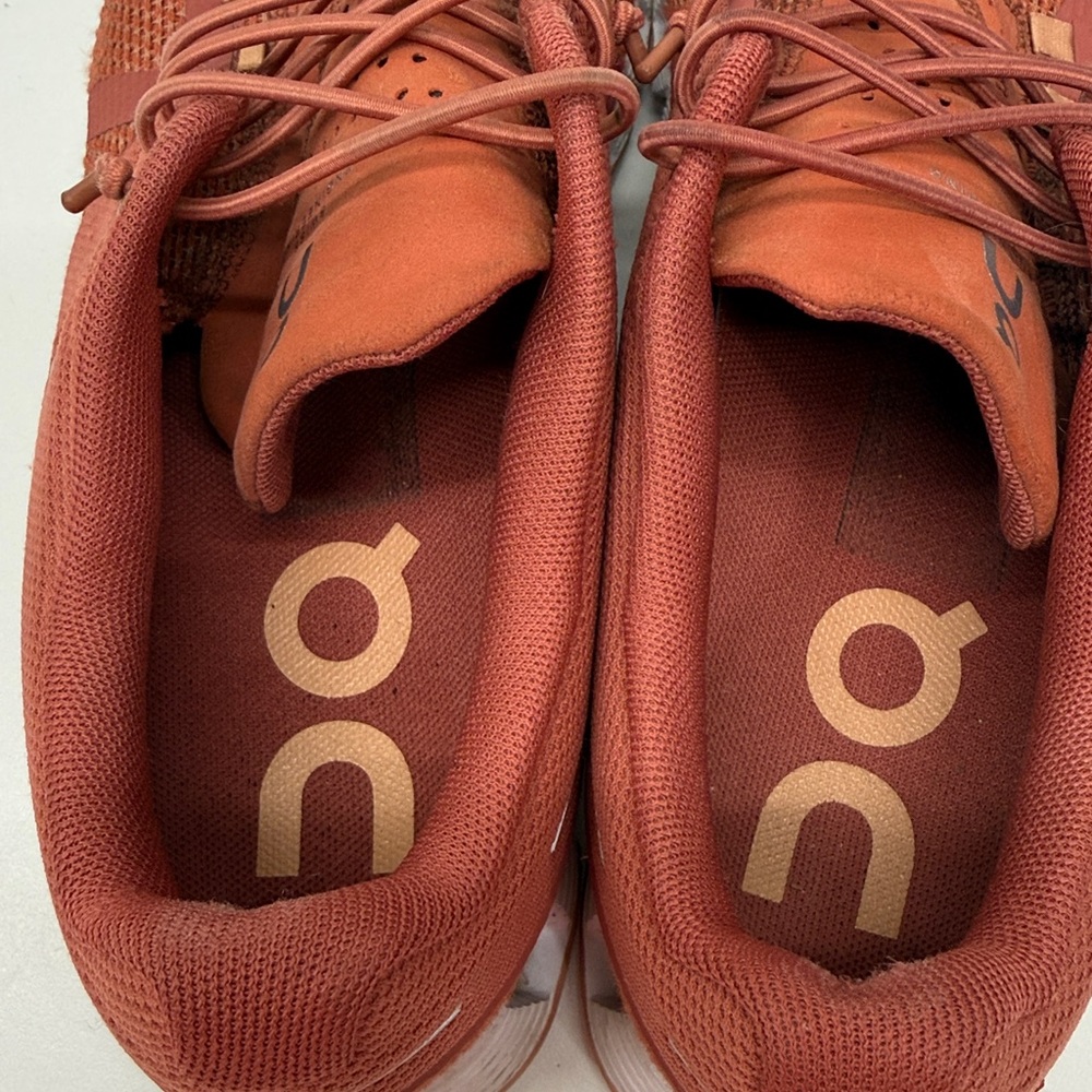 On Cloud 2 rust Orange 19.99506 womens sz 8 running shoes - Picture 6 of 11